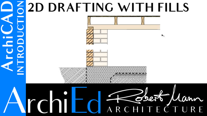 ARCHICAD: 2D DRAFTING WITH FILLS